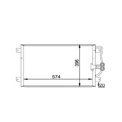 7702258286 (KLİMA KONDANSÖRÜ MGN) (MARKA: MAIS İTHAL) (OEM:7702258286)