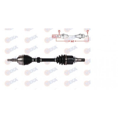 391011313R (AKS MEGANE IV 1.3l TCE 18 =>) (MARKA: MAIS) (OEM:391011313R)