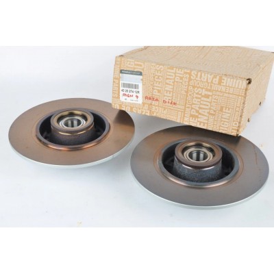 432027412R (ARKA FREN DİSKİ TEK  DELIKSIZ ( BOYALI RULMANLI ) MEGANE IV 16=>) (MARKA: MAIS) (OEM:432027412R)