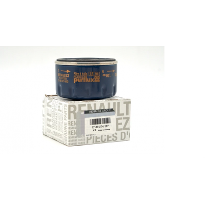 7711945897 (YAĞ FİLTRESİ MGN I-II-III-CLIO I-II-III-FLUENCE-KNG-LGN I-II-III-TWNG-TRAF-R9-R19-LOGAN-SANDE-DUSTER) (MARKA: MAIS) (OEM:7700274177)