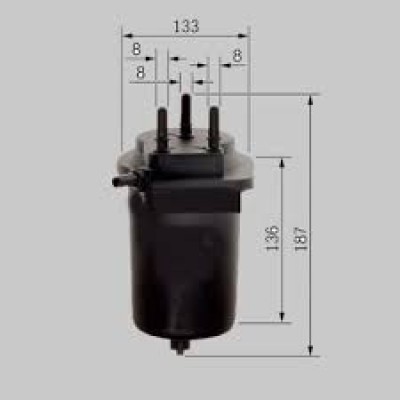 7701063613 (YAKIT FİLTRESİ MGN II 1.5 DCİ 100HP (06-11)) (MARKA: MAIS) (OEM:7701063613)