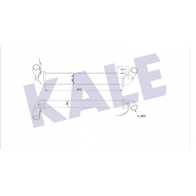 8200742599 (TURBO RADYATÖRÜ (INTERCOOLER) CLIO SYMBOL 01=> CLIO II 04=> 1.5 DCİ) (MARKA: MAIS) (OEM:8200742599)