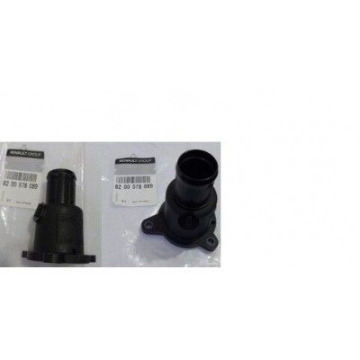 8200578089 (TERMOSTAT YUVASI (FLANŞI) CLIO-KANGOO-MEGANE-DACIA LOGAN 1.4-1.6 K4J-K4M (PLASTİK / BORUSUZ)) (MARKA: MAIS) (OEM:8200578089)