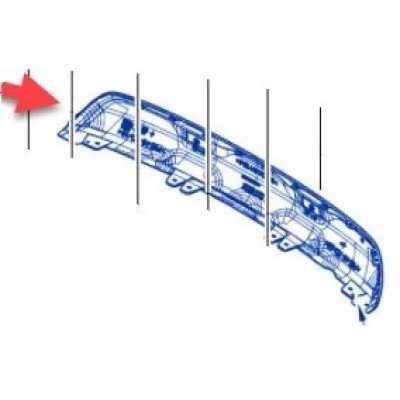 850709224R (ARKA TAMPON BANDI) (MARKA: MAIS) (OEM:850709224R)