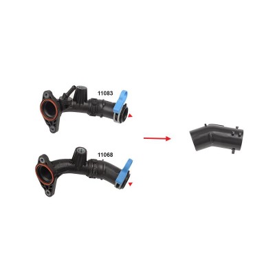 IBR-11082 (EGR BORUSU HORTUMU CLIO V KADJAR KANGOO MEGANE IV DOKKER DUSTER LODGY LOGAN II SANDERO II) (MARKA: IBRAS) (OEM:IBR-11082)