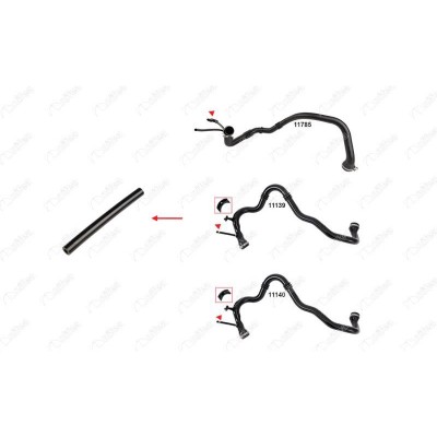 NIFEA-11086 (TURBO BORUSU HORTUMU 5mm x 11mm = 12cm DUSTER LOGA) (MARKA: NIFEA) (OEM:NIFEA-11086)