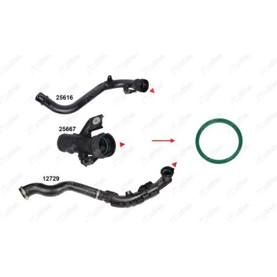 NIFEA-25617 (TURBO BORUSU CONTASI KANGOO II MASTER II MOVANO I QASHQAI INTERSTAR) (MARKA: NIFEA) (OEM:NIFEA-25617)