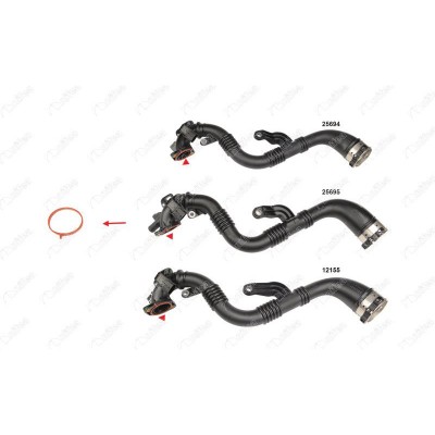 NIFEA-25696 (TURBO BORUSU CONTASI MEGANE IV SCENIC IV QASHQAI II 1.2 TCE) (MARKA: NIFEA) (OEM:NIFEA-25696)