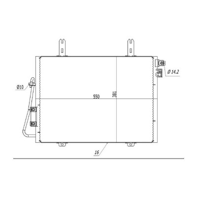 ORIS-CRN680016 (KLIMA RADYATORU (KONDANSER) KANGOO 1.9 D DCI 1.4I 1.6I 1.2I 98> (OTO. MEK.) ) (MARKA: Oris) (OEM:ORIS-CRN680016)