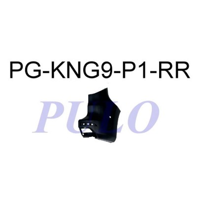 PULO-PG-KNG9-P1-RR (ARKA TAMPON KANGOO SAG 2021 > SIYAH TEK KAPI ( SENSORLU )) (MARKA: PULO) (OEM:PULO-PG-KNG9-P1-RR)