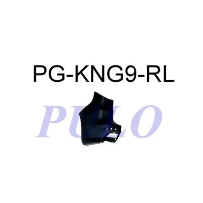 PULO-PG-KNG9-RL (ARKA TAMPON KANGOO SOL 2021 > SIYAH TEK KAPI ) (MARKA: PULO) (OEM:PULO-PG-KNG9-RL)