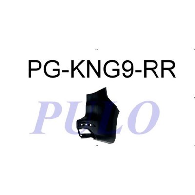 PULO-PG-KNG9-RR (ARKA TAMPON KANGOO SAG 2021 > SIYAH TEK KAPI ) (MARKA: PULO) (OEM:PULO-PG-KNG9-RR)