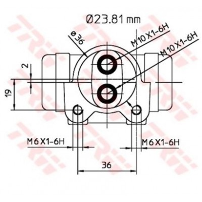 TRW-BWK223 (SILINDIR FREN ARKA SOL MASTER 1998 >) (MARKA: TRW) (OEM:TRW-BWK223)