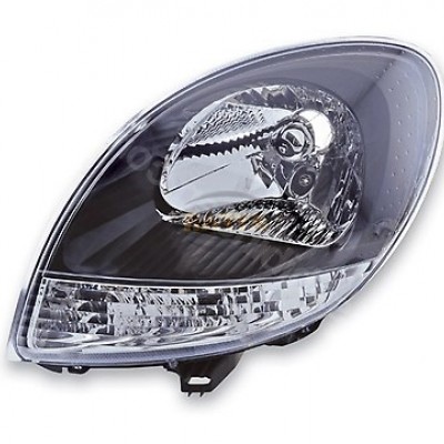 AYF-202249 (FAR SOL KANGOO 2003 2008 SİYAH CERCEVE BEYAZ SINYAL MANUEL) (MARKA: AYFAR) (OEM:260602509R)