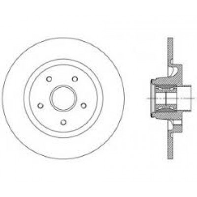 HAS-EFE99 (FREN KAMPANASI ALUMINYUM 1.5 DCI K9K 2002 > 2005) (MARKA: HASEFE) (OEM:HAS-EFE99)