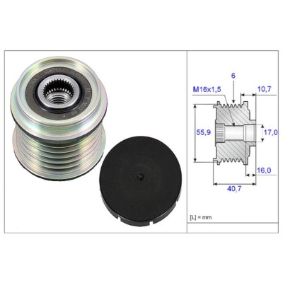 INA-535002810 (ALTERNATOR KASNAGI (RULMANLI) CLIO II KANGOO MEGANE SCENIC 1.9DCI 1.9DTI LAGUNA II 1.8 16V 2.0 16V () (MARKA: İna) (OEM:7701477502)