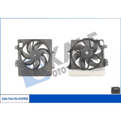 KALE-419900 (FAN MOTORU 207 06=> P208 12=> P1007 05=> C2 03=> C3 02=> DS3 10=> (DAVLUMBAZLI) 280W 330mm ) (MARKA: KALE) (OEM:KALE-419900)