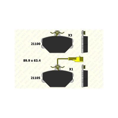 KB-21100 170 25 ANS KD13 (FREN BALATASI ON 1.4 1.6 TEMPRA TIPO FISLI) (MARKA: KALE BALATA) (OEM:KB-21100 170 25 ANS KD13)