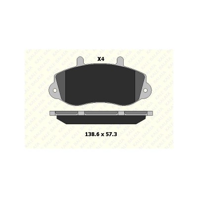 KB-23302 175 04 ANS KD13 (FREN BALATASI ON 2.5D 2.8TDI MASTER 1998 >) (MARKA: KALE BALATA) (OEM:KB-23302 175 04 ANS KD13)