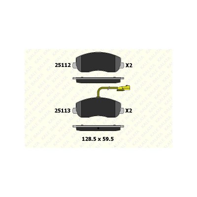 KB-25112 181 05 ANS KD20 (FREN BALATASI ARKA TEK TEKER MASTER III 2010 > MOVANO B ( FISLI )) (MARKA: KALE BALATA) (OEM:440603321R)