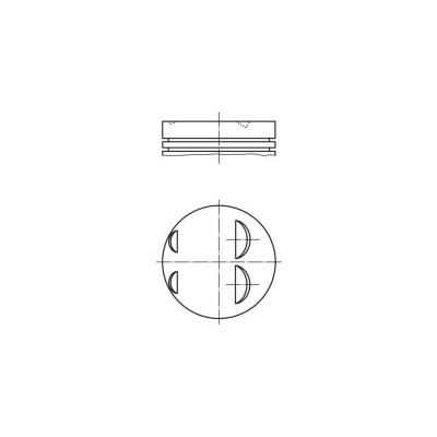 MAHLE-220500 (PISTON SEGMAN (79.50MM STD ) MEGANE II-CLIO-II-CLIO III-MODUS-SCENIC II (K4J) 1.4) (MARKA: MAHLE) (OEM:7701476478)