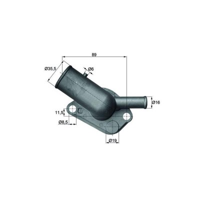 MAHLE-TI6487D (TERMOSTAT (KOMPLE) TEMPRA TIPO SLX UNO 70 (89-95) 1.4 1.4IE 1.6 1.6IE (87C)) (MARKA: MAHLE) (OEM:MAHLE-TI6487D)