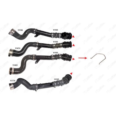 NIFEA-11014 (TURBO BORUSU SEKMANI MEGANE II MEGANE IV CLIO IV) (MARKA: NIFEA) (OEM:144600835R)