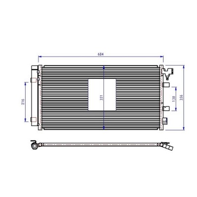 ORIS-CRN921016 (KLIMA RADYATORU MEGANE III FLUENCE SCENIC III 09>) (MARKA: Oris) (OEM:921000005R)