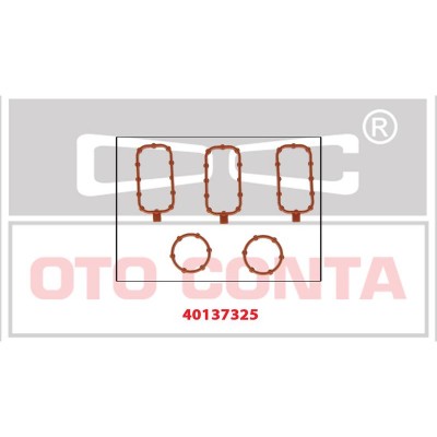 OTC-40137325 (MOTOR UST KAPAK CONTA MASTER 2.3 DCI 2010 - LASTIK ) (MARKA: Oto Conta) (OEM:7701479111)