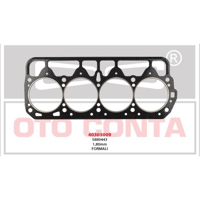 OTC-40303009 (SILINDIR KAPAK CONTASI 1.80 MM FORMALI M131) (MARKA: Oto Conta) (OEM:OTC-40303009)