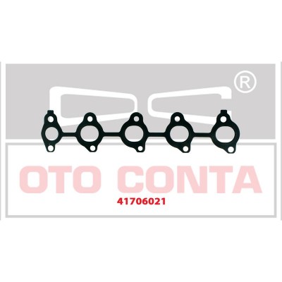 OTC-41706021 (MANIFOLT CONTA EKSOZ NBR KAPLI P206 BIPPER NEMO 1.4 HDI CELIK DV4) (MARKA: Oto Conta) (OEM:OTC-41706021)