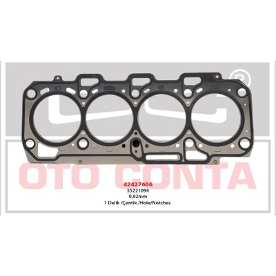 OTC-42427606 (SILINDIR KAPAK CONTASI  DOBLO 10> LINEA 07> BRAVO II 07>14 EGEA 15> ALFA ROMEO GIULIETTA 10>19 MITO ) (MARKA: Oto Conta) (OEM:OTC-42427606)