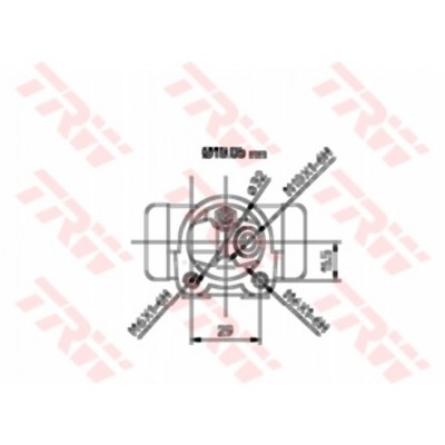 TRW-BWD131 (SILINDIR FREN ARKA SOL R19) (MARKA: TRW) (OEM:TRW-BWD131)