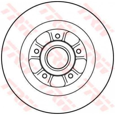 TRW-DF4227 (FREN DISKI ARKA DELIKSIZ LAGUNA II SCENIC (274x11x5D) ) (MARKA: TRW) (OEM:8200655249)