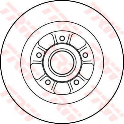 TRW-DF4227 (FREN DISKI ARKA DELIKSIZ LAGUNA II SCENIC (274x11x5D) ) (MARKA: TRW) (OEM:8200655249)