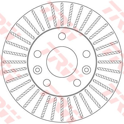 TRW-DF6200 (FREN DISKI ON HAVALI DUSTER I 10>18 DUSTER II 18> RENAULT MEGANE IV 15> ( 269*22.5 ) 5 BIJON ) (MARKA: TRW) (OEM:TRW-DF6200)
