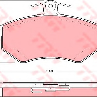 TRW-GDB1048 (FREN BALATASI ON INCE GOLF II-III 84-92 PASSAT II-III 85-97 IBIZA CORDOBA TOLEDO 93-99 INCA 99-01) (MARKA: TRW) (OEM:TRW-GDB1048)