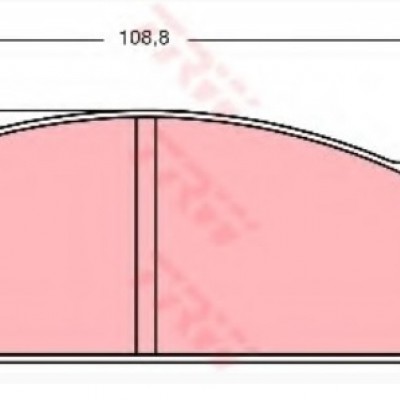 TRW-GDB106 (FREN BALATASI ON M131 M124) (MARKA: TRW) (OEM:TRW-GDB106)