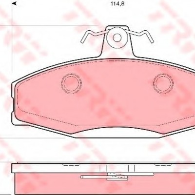 TRW-GDB1280 (FREN BALATASI ON FAVORIT 1989 - 1997 FELICIA I II 1994 - 2002) (MARKA: TRW) (OEM:TRW-GDB1280)