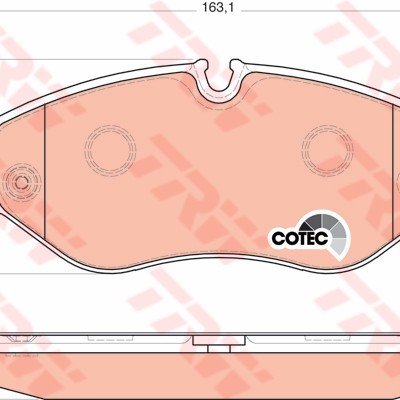 TRW-GDB1698 (FREN BALATASI ON CRAFTER 2.5 TDI 06> SPRINTER 06> VIANO VITO 03>) (MARKA: TRW) (OEM:TRW-GDB1698)