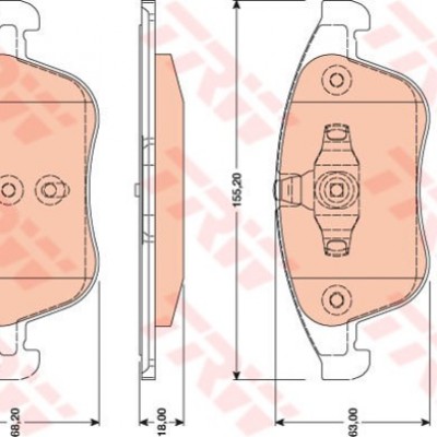 TRW-GDB1790 (FREN BALATASI ON MEGANE III SCENIC III 2009 >CLIO IV 1.6 R.S. 200 12=>) (MARKA: TRW) (OEM:TRW-GDB1790)
