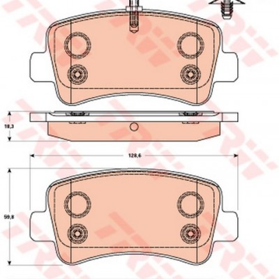 TRW-GDB1903 (FREN BALATASI ARKA TEK TEKER MASTER III 2010 > MOVANO B ( FISLI )) (MARKA: TRW) (OEM:TRW-GDB1903)