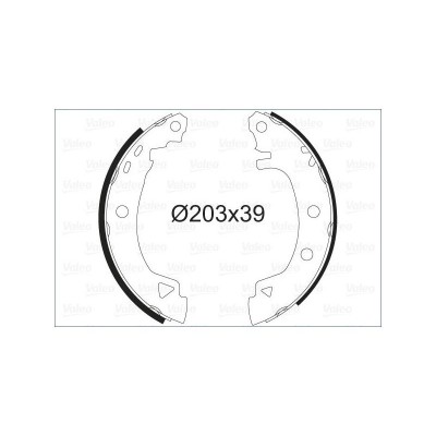 VAL-562041 (PABUCLU BALATA ARKA R19 EXP BRAVA BRAVO MAREA ) (MARKA: VALEO) (OEM:7701202919)