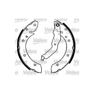 VAL-562587 (PABUCLU BALATA ARKA MEGANE 1.4 1.6 1.9D 2.0 (99-03) LAGUNA 1.8 2.0 (95-01) SCENIC 1.9TDI 2.0 96=>) (MARKA: VALEO) (OEM:7701205339)