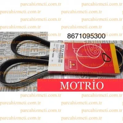 8671095300 ((6PK1200)KANALLI KAYIŞ CLIO II-III-FLUENCE-KNG-MGN II-III-SCENIC III-SYMBOL 1.5 DCİ K9K) (MARKA: MOTRIO) (OEM:117205191R)