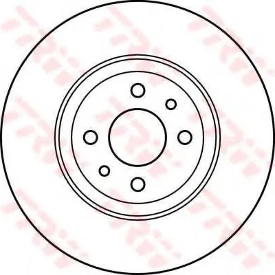 TRW-DF2566 (FREN DISKI ON HAVALI  DOBLO 05>IDEA 04>LINEA 09> FIORINO 09> BRAVO 01>STILO 01> (284x22) 4 BIJON ) (MARKA: TRW) (OEM:TRW-DF2566)