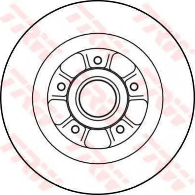 TRW-DF4227 (FREN DISKI ARKA DELIKSIZ LAGUNA II SCENIC (274x11x5D) ) (MARKA: TRW) (OEM:8200655249)