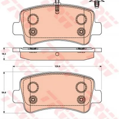 TRW-GDB1903 (FREN BALATASI ARKA TEK TEKER MASTER III 2010 > MOVANO B ( FISLI )) (MARKA: TRW) (OEM:440603321R)
