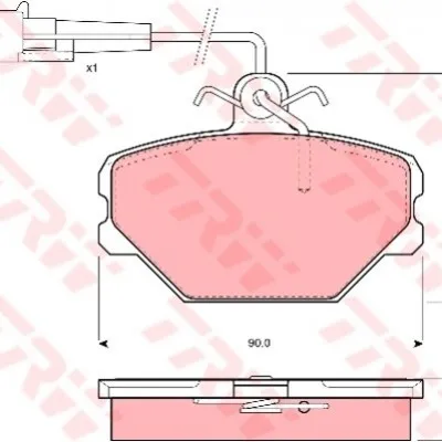 TRW-GDB833 (FREN BALATASI ON 1.4 1.6 TEMPRA TIPO FISLI) (MARKA: TRW) (OEM:TRW-GDB833)