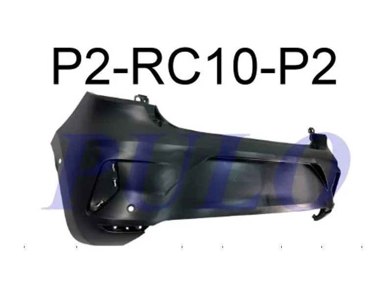 PULO-P2-RC10-P2 (ARKA TAMPON (DORT DELIKLI) MAT SIYAH CLIO V 2023>) (MARKA: PULO) (OEM:850229904R)